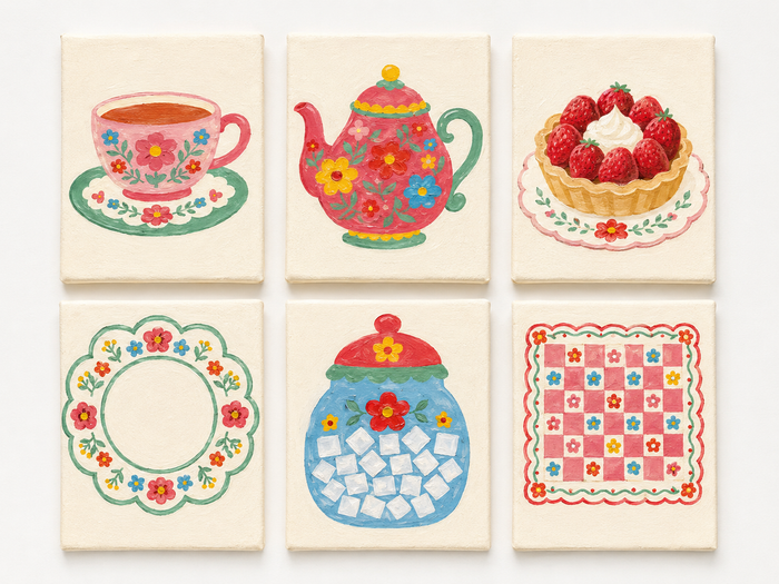 Mini Paint by Numbers Set