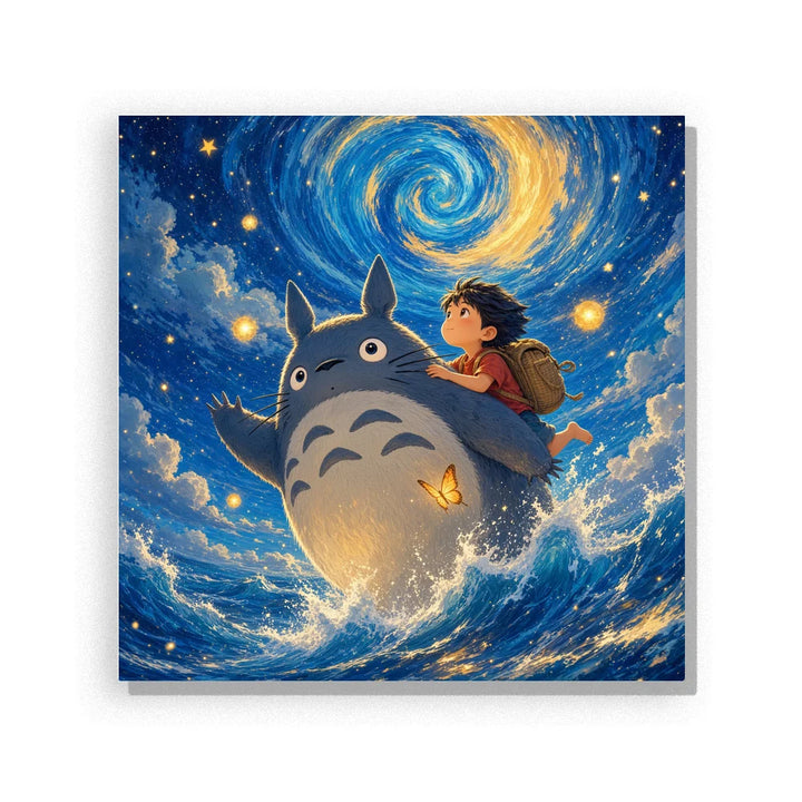 Starry Night Forest Spirit Paint by Numbers Kit