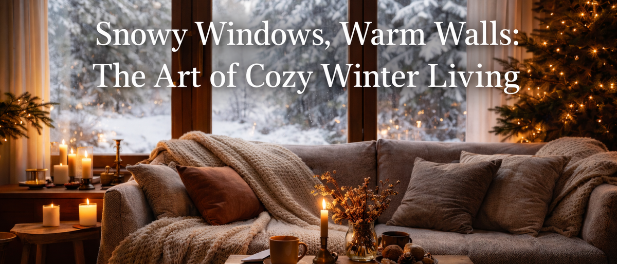 Snowy Windows, Warm Walls: The Art of Cozy Winter Living