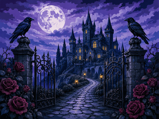 Gothic Paint by Numbers