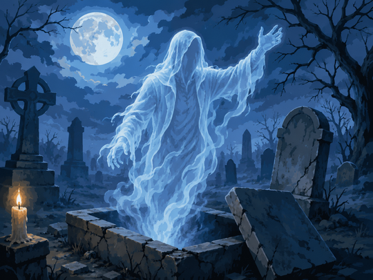 Ghost Paint by Numbers