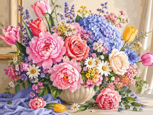 Paint by Numbers Flowers