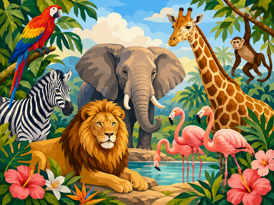 Paint by Numbers Animals