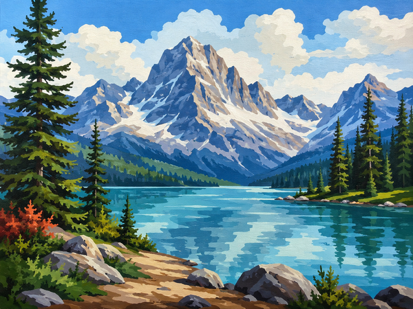 Paint by Numbers Landscapes