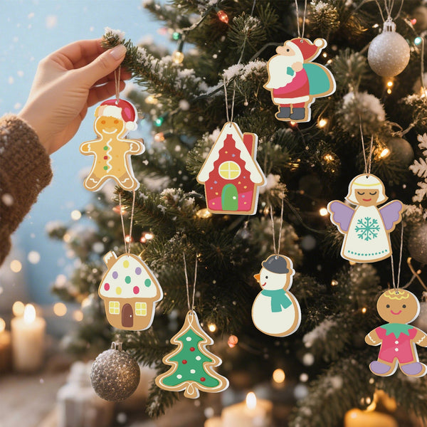 Charms Paint by Numbers collection cover featuring Christmas Gingerbread Ornament Set