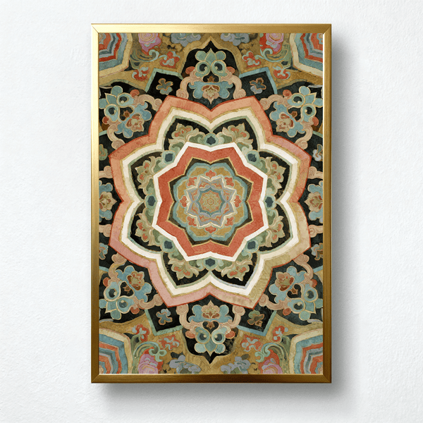 Paint by Numbers：Azure Baoxiang Flower