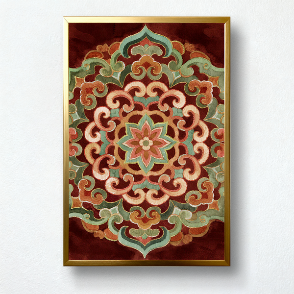 Paint by Numbers：Crimson Baoxiang Flower