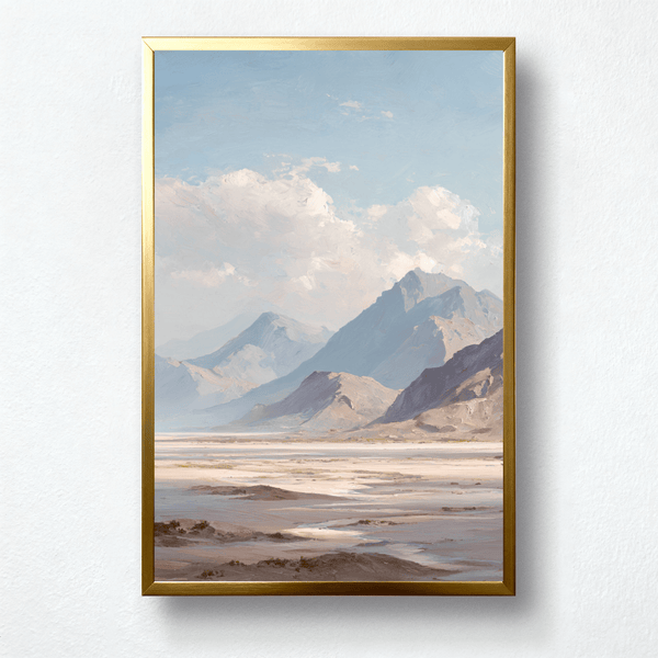 Morning Expanse Paint by Numbers | Soft Mountain Landscape | PaintEasy®