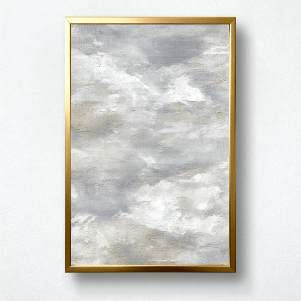 Still Air Paint by Numbers | Minimalist Cloud Texture Abstract Wall Art | PaintEasy®
