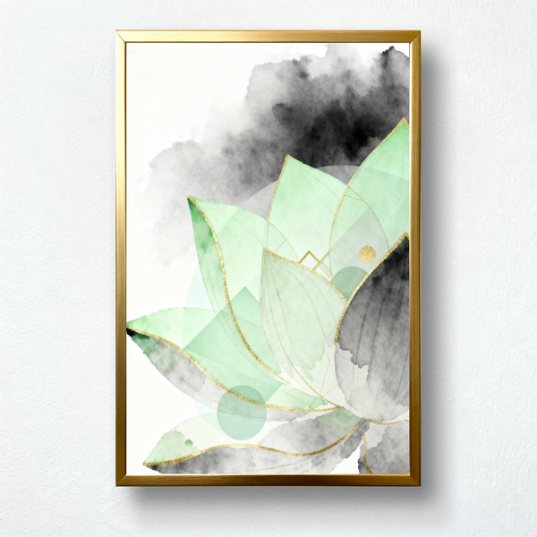 Sacred Geometry Lotus – Abstract Zen Paint by Numbers | Order Within Stillness