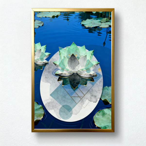 Sacred Geometry Lotus – Zen Balance Paint by Numbers | Harmony of Mind and Form