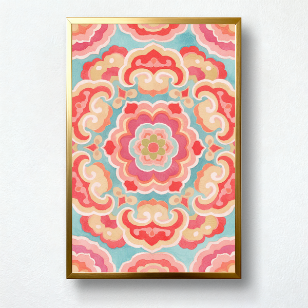 Paint by Numbers：Red Clouds