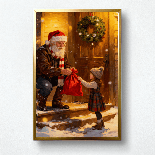 The Christmas Gift – Paint by Numbers Kit