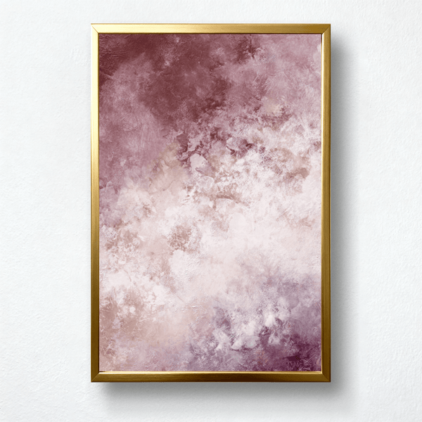 Blush Reverie Paint by Numbers | Rose Mauve Abstract Wall Art | PaintEasy®
