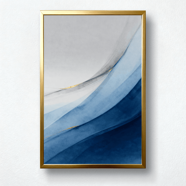 Breath of Horizon – Abstract Zen Landscape | Layers of Calm and Light