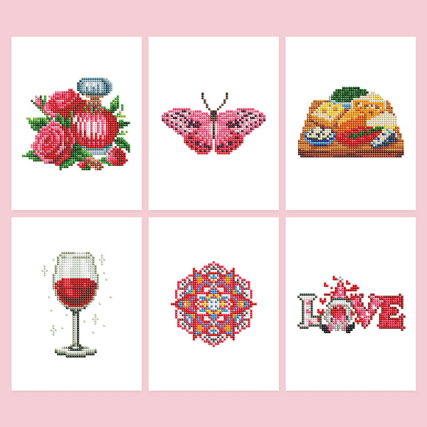 Diamond Painting：Love & Honesty（6 in）