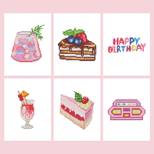 Diamond Painting：Birthday Treats（6 in）