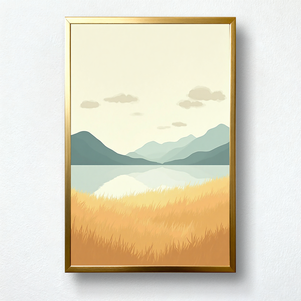 Golden Breeze – Tranquil Valley Paint by Numbers Kit | Serenity, Balance & Lightness
