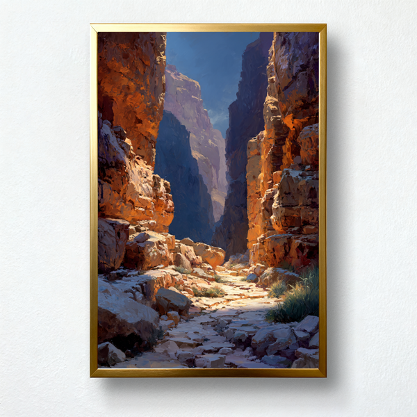 Echo Canyon Paint by Numbers | Desert Light Landscape | PaintEasy®