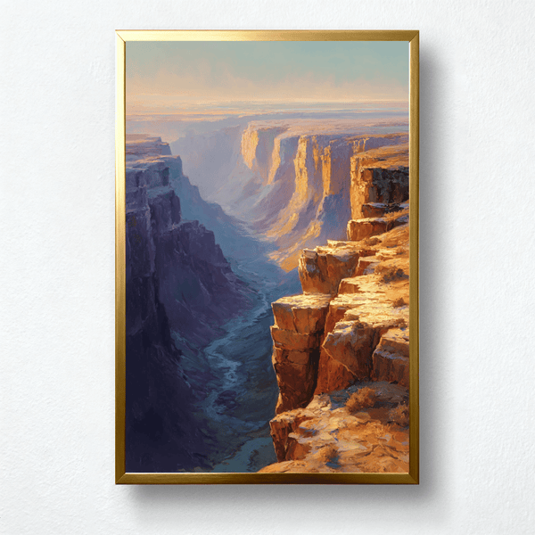 Eternal Canyon Paint by Numbers | Sunrise Grand Canyon Landscape | PaintEasy®