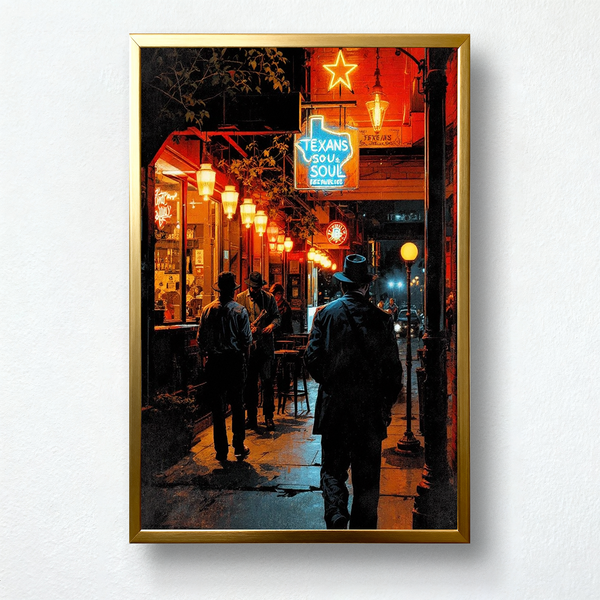 Paint by Numbers：Lone Star Neon Glow