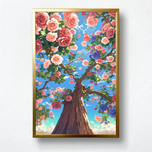 Paint by Numbers：Rose Fantasy