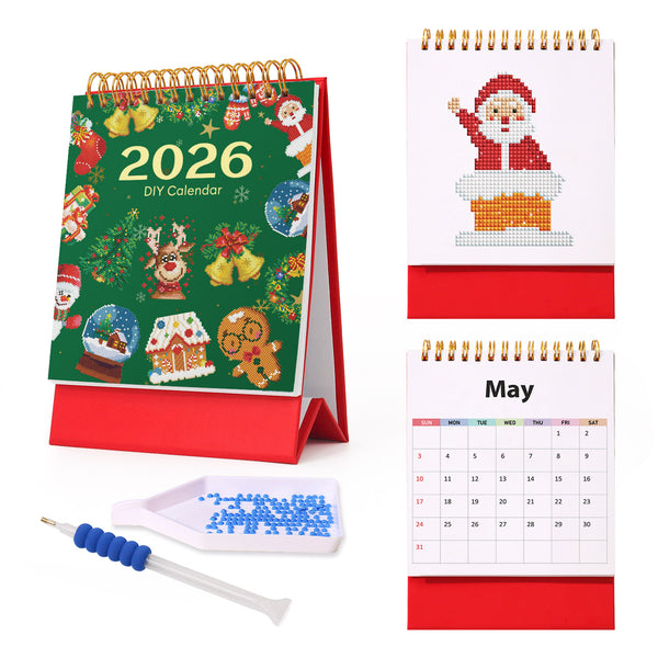 Diamond Painting：2026 Desk Calendar I