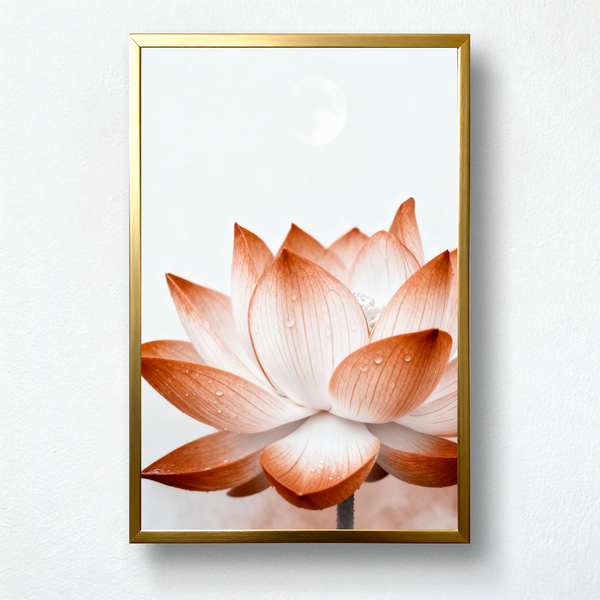 Lotus of Pure Dawn – Minimal Zen Paint by Numbers | Serenity and Awakening