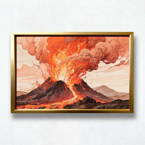 Paint by Numbers：Volcanic eruption