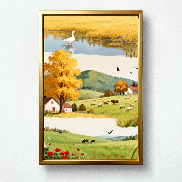 Paint by Numbers：European Countryside in Illustrative Art