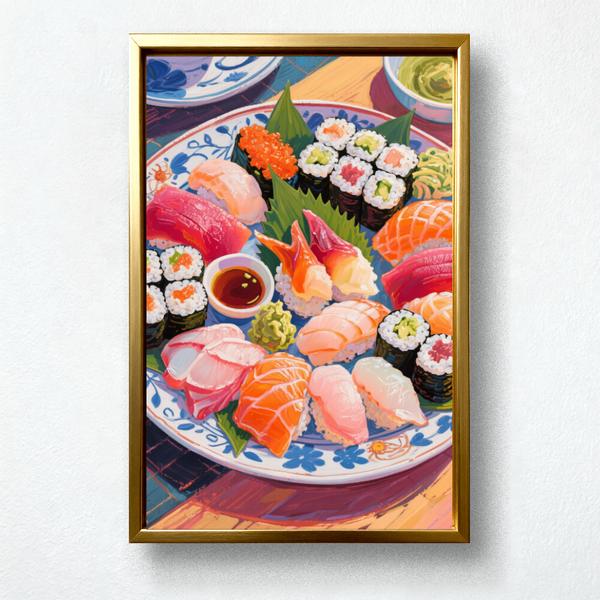 Paint by Numbers：Sushi Platter