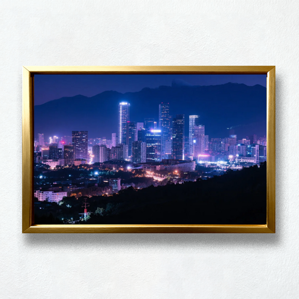 Paint by Numbers - Neon City Nightscape