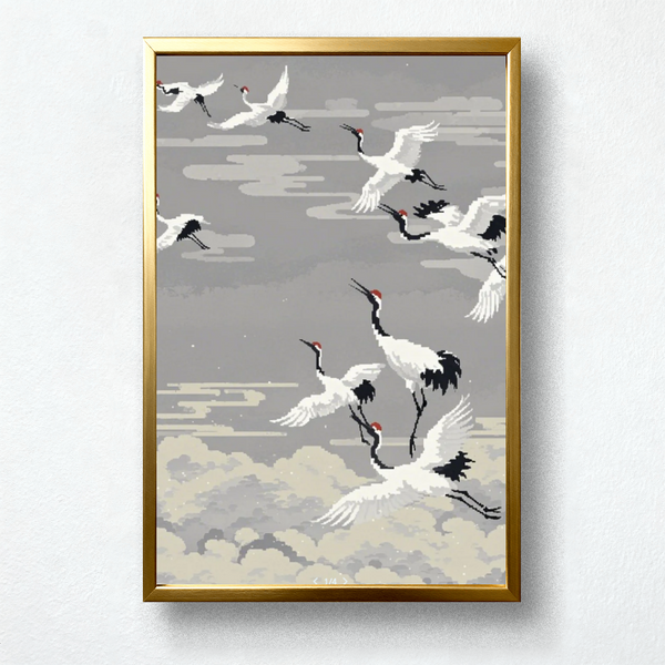 Paint by Numbers：The White Crane Flies West