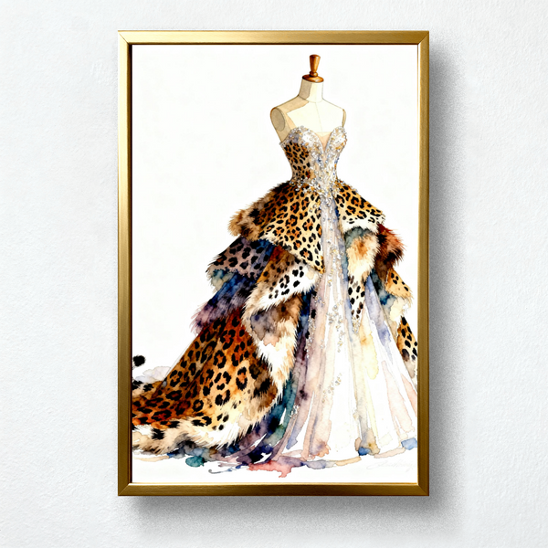 Paint by Numbers：Wild Leopard Print