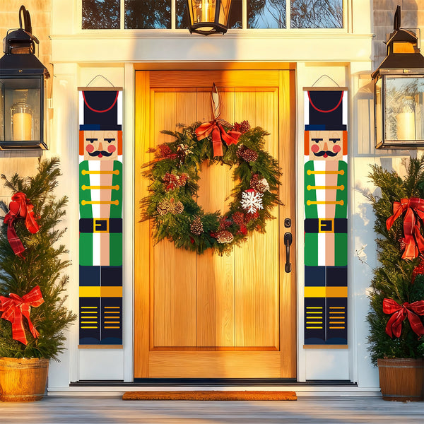 Paint by Numbers：Christmas Nutcracker Door Couplets