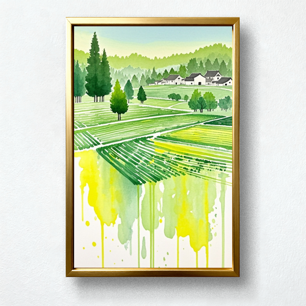 Paint by Numbers：Fading Greens