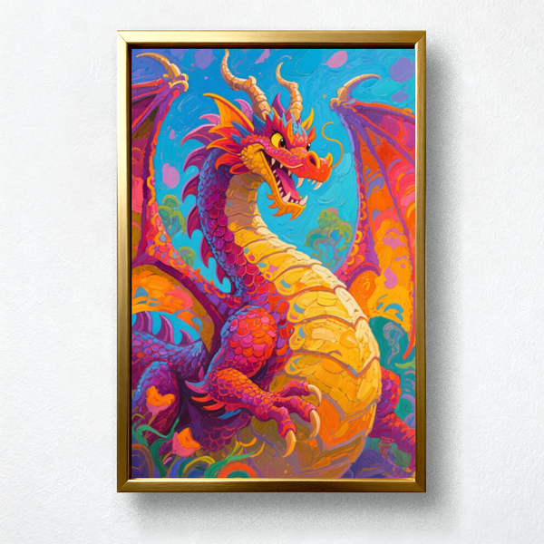 Paint by Numbers：Chubby Treasure Dragon