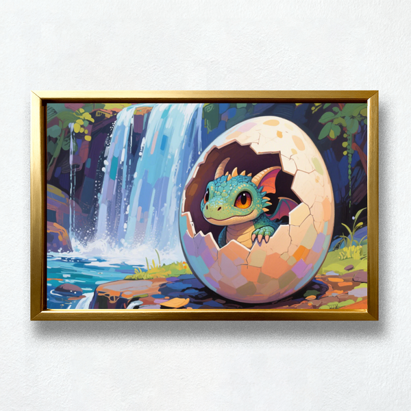 Paint by Numbers：Hatching Baby Dragon