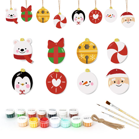 Paint by Numbers：Merry Puff Charms Set（8 in）