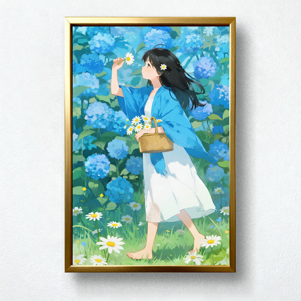 Paint by Numbers: A Gentle Encounter with Flowers in the Field