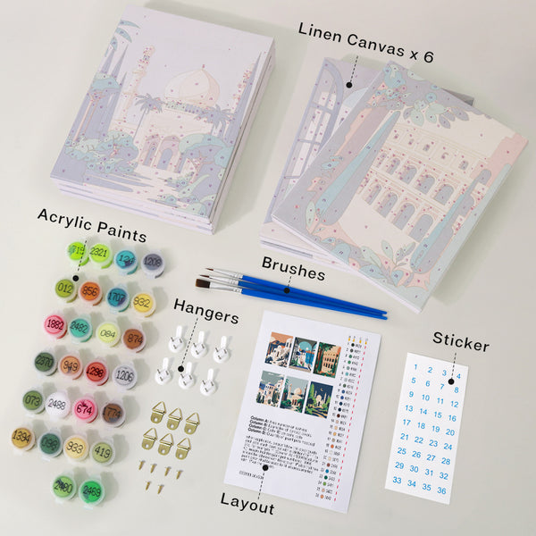 Paint by Numbers - Scenic Digital Oil Painting Set