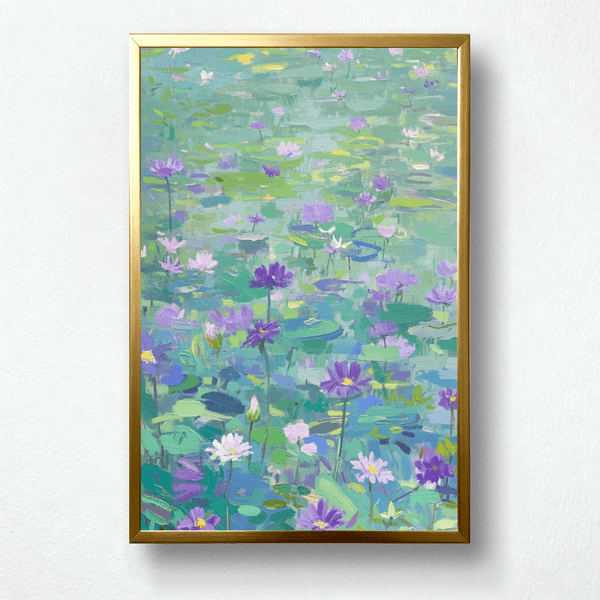 Paint by Numbers：Lilies Whisper in Still Water