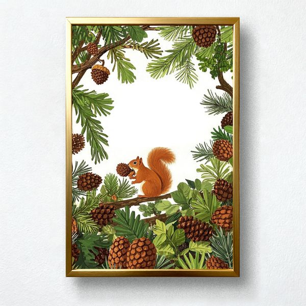 Paint by Numbers: Forest Messenger in Illustrative Art