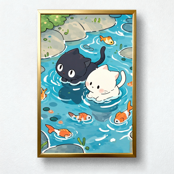 Paint by Numbers: Koi Kisses & Kitty Toes