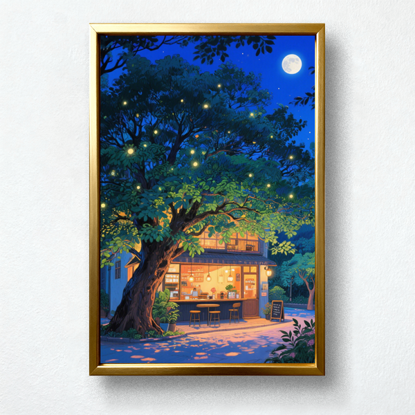 Paint by Numbers: Moonlit Café