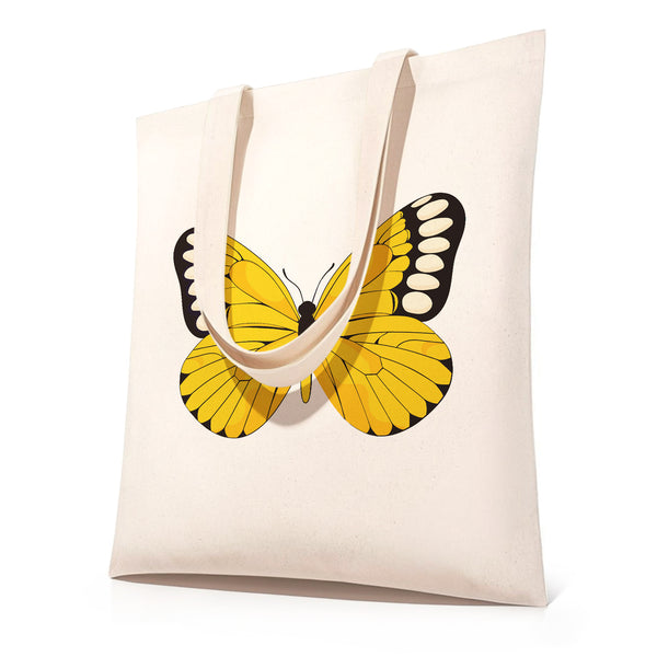 Paint by Numbers：Amber Butterfly Canvas Bag