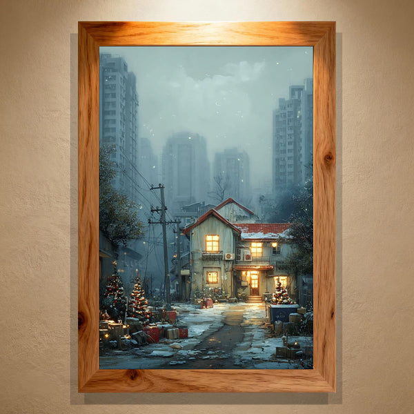 Forgotten Christmas Paint by Numbers | Winter City House of Light and Memory