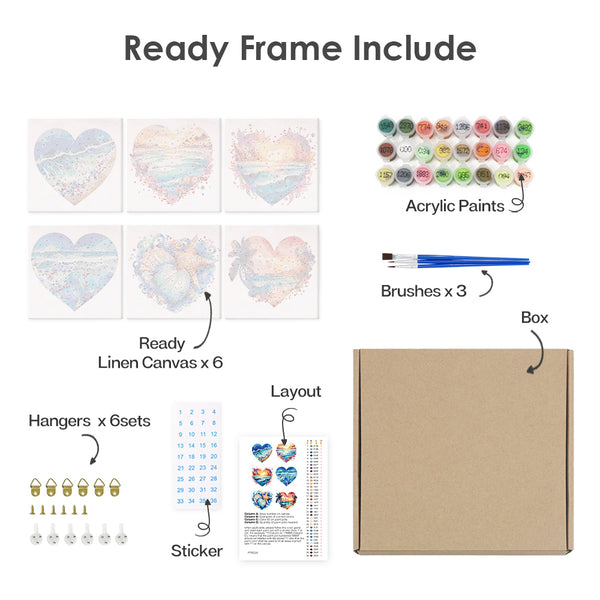 Paint by Numbers - Romantic Landscape Digital Oil Painting Set