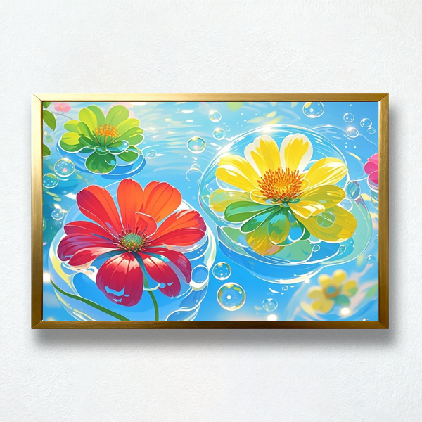 Paint by Numbers：Floral Bubble Dreams