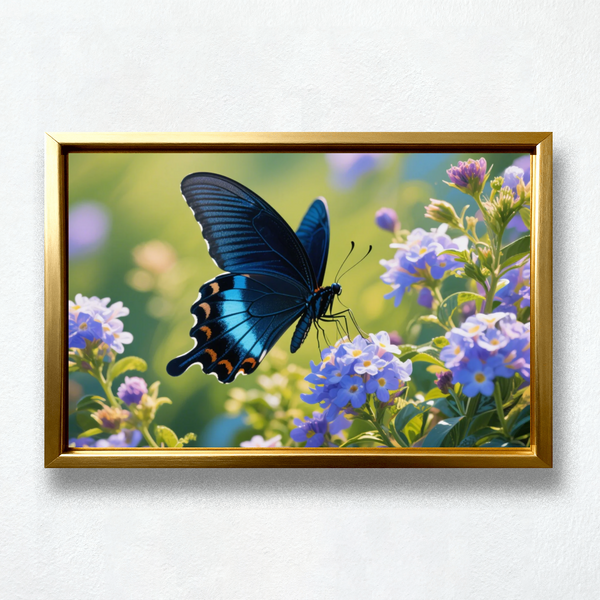 Paint by Numbers：Fluorescent Butterfly